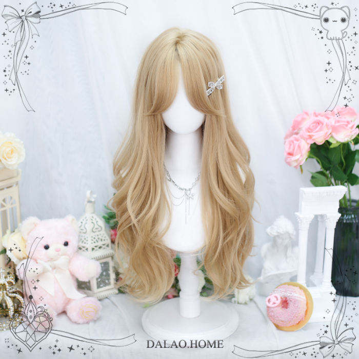 Dalao Home Eight-figure Fringe Long Curly Lolita Wig