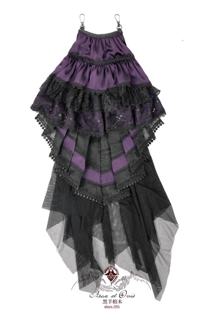 Arca Et Ovis ~The Little Demon~ Gothic Lolita Vest and Skirt Tailing and Bonnet