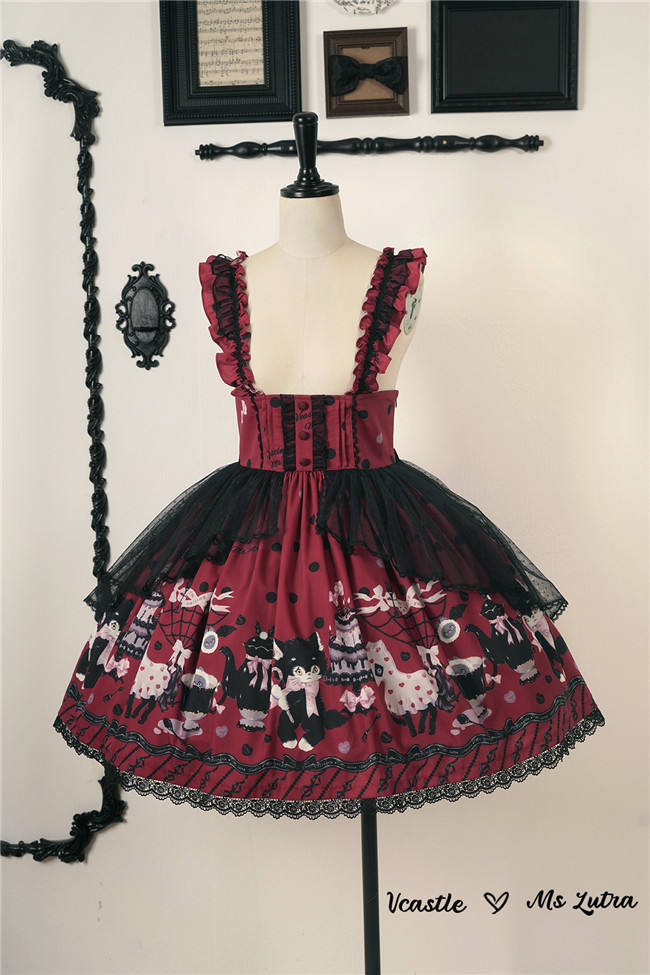 V-castle and Ms LUTRA Collaborated Lolita Dress Cape and Hair Accessories