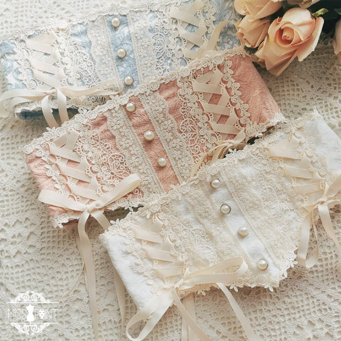 Miss Point ~Ode to the Dawn~ Beige Lolita Corset