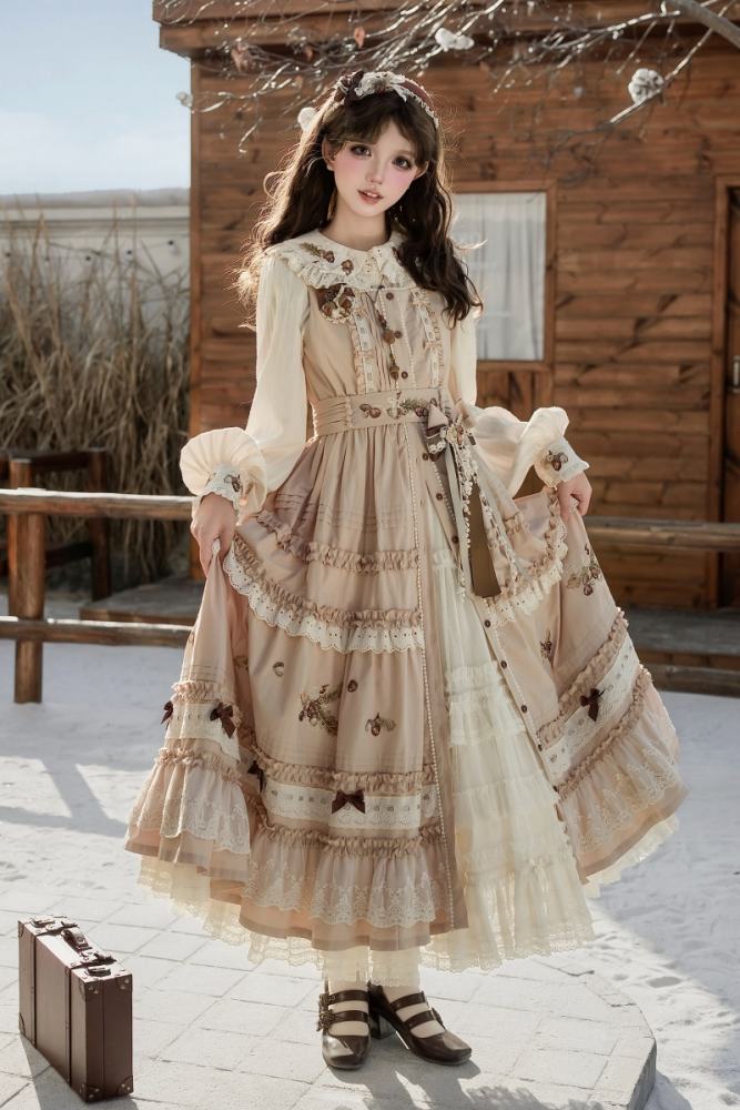 Shyp Bowknot Lacework Lolita Skirt Versatile Petticoat 4 Colors