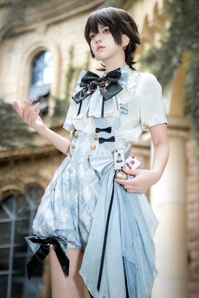 Space Alice Vintage Blue Set Ouji Fashion