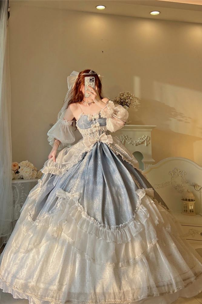 GuaJi Cinderalla Elegant Luxury Wedding Lolita Dress -My lolita Dress GuaJi Cinderalla Elegant Luxury Wedding Lolita Dress -My lolita Dress