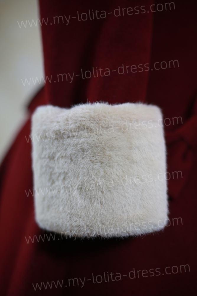 Square Collar Classic Lolita Coat with Removable Duck Down Layer