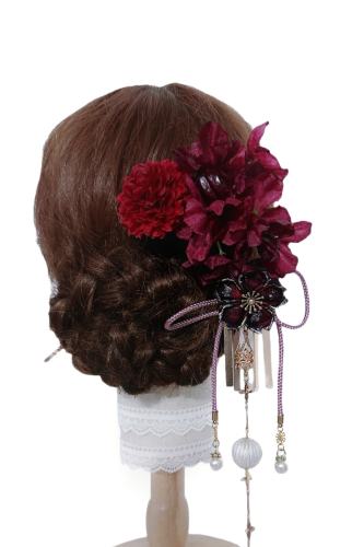 Lianzicao Hanfu Style Wedding Hair Accessories Lolita Side Clip