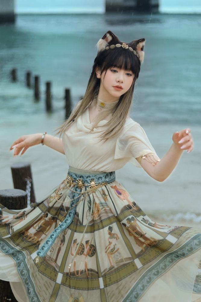Miss Point Shamgrass Story Egyptian Style Lolita Clothing Custom-Tailor