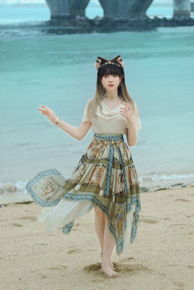 Miss Point Shamgrass Story Egyptian Style Lolita Clothing Custom-Tailor