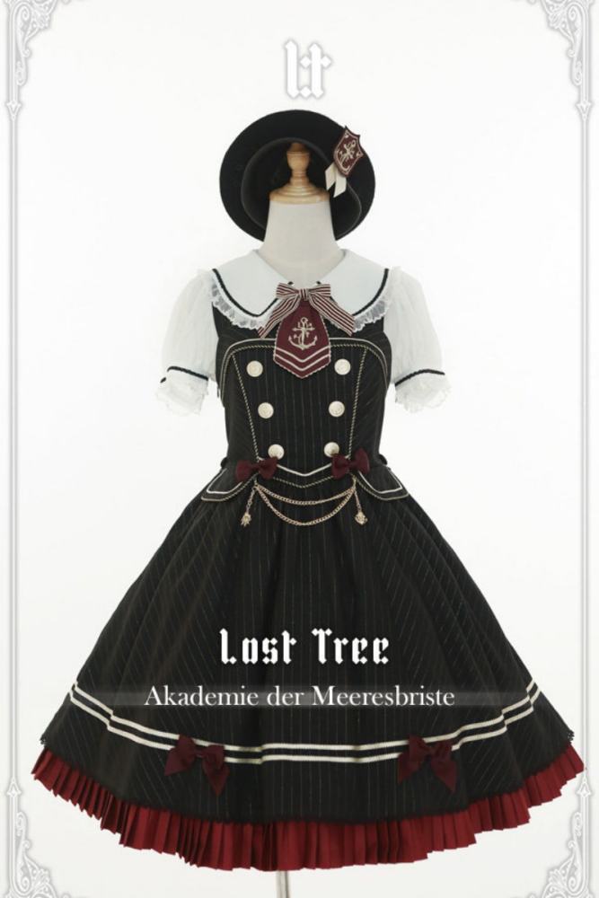 Lost Tree ~Akademie der Meeresbrise~ College Sailor Style Lolita JSK Dress
