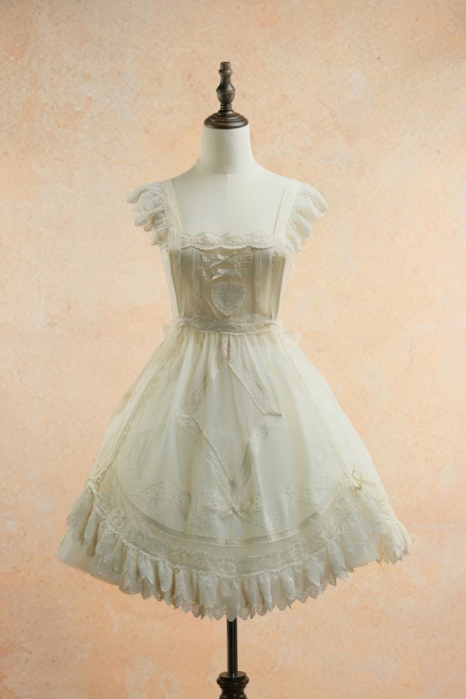 Whimsy Meow Store ~My Little Baby Luna~ Prints Lolita OP and Apron