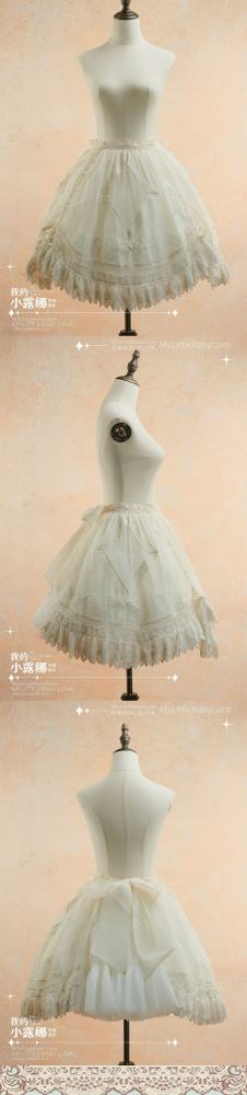 Whimsy Meow Store ~My Little Baby Luna~ Prints Lolita OP and Apron