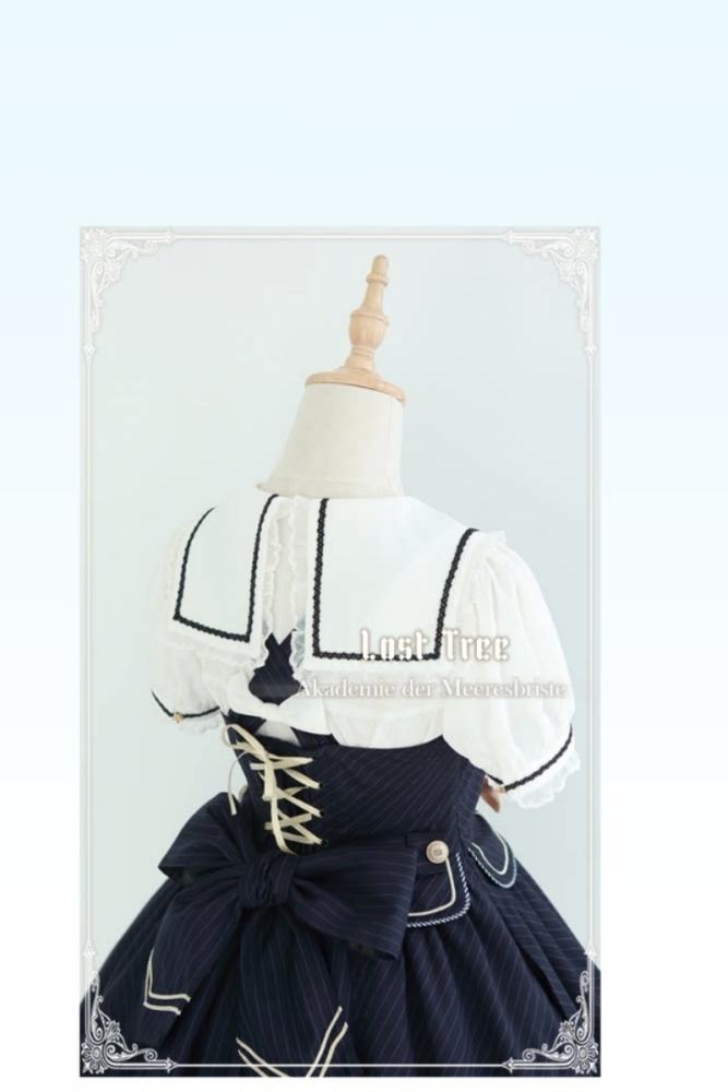 Lost Tree ~Akademie der Meeresbrise~ College Sailor Style Lolita JSK Dress