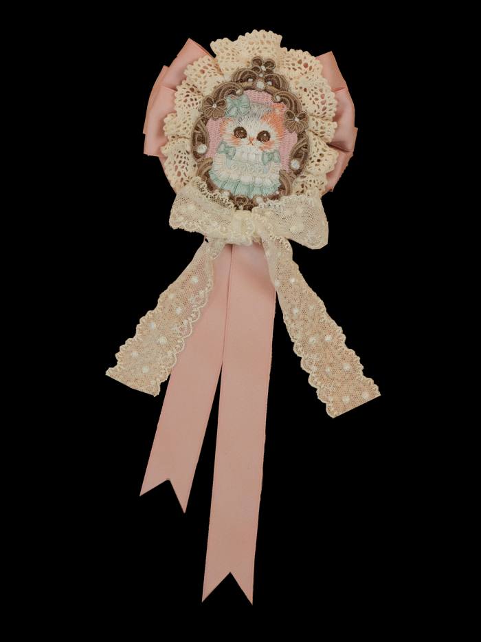 Whimsy Meow Store ~My Little Baby Luna~ Lolita Hairband Brooch and Extended Sleeves