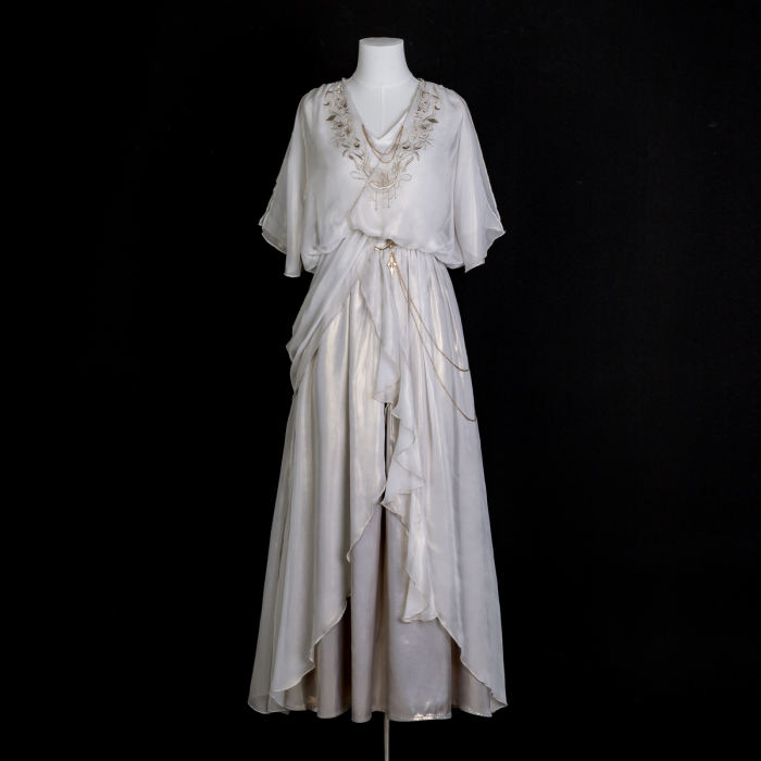 Judgment Angel Greek White OP Cloak Lolita Set