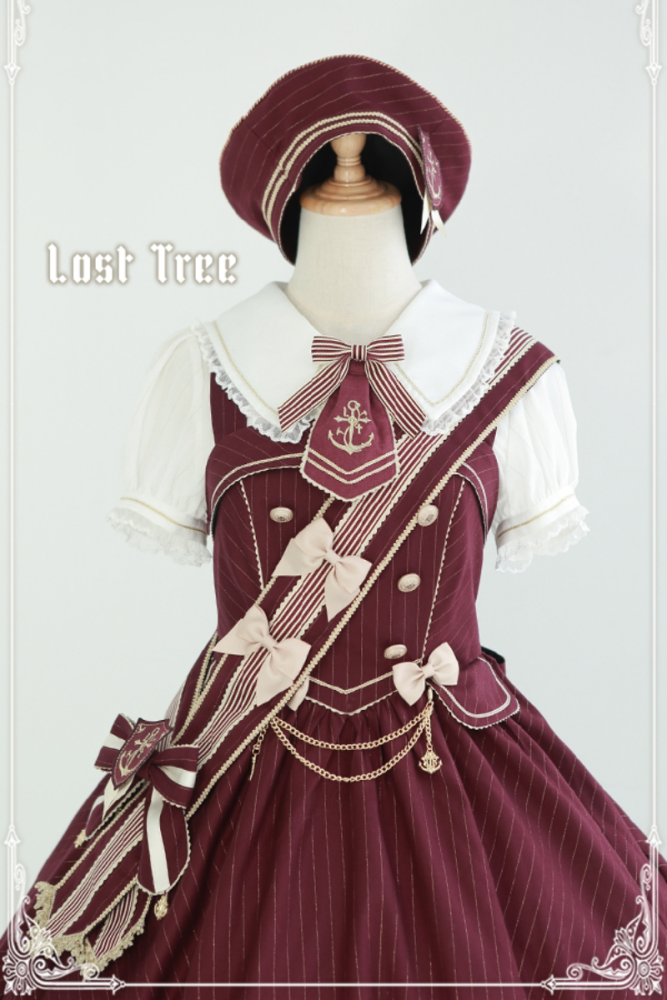 Lost Tree ~Akademie der Meeresbrise~ College Sailor Style Lolita JSK Dress