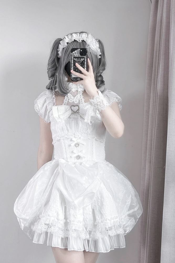 Virtual Paradise ~Rose Dream~ Halter Neck Jirai Kei Dress