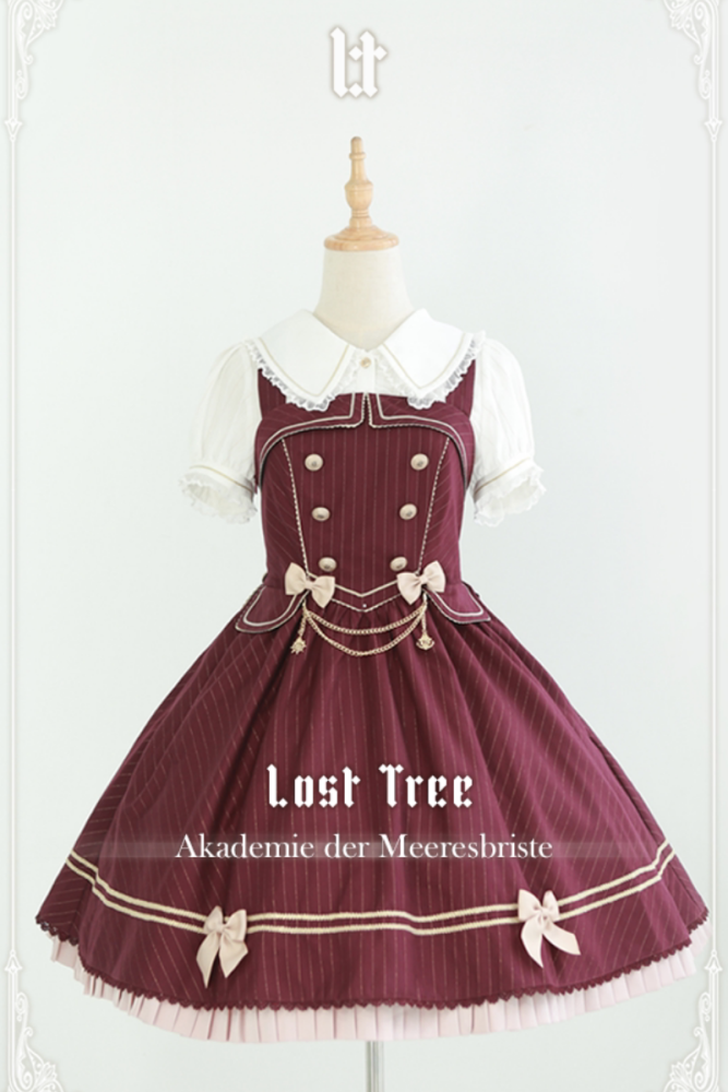 Lost Tree ~Akademie der Meeresbrise~ College Sailor Style Lolita JSK Dress