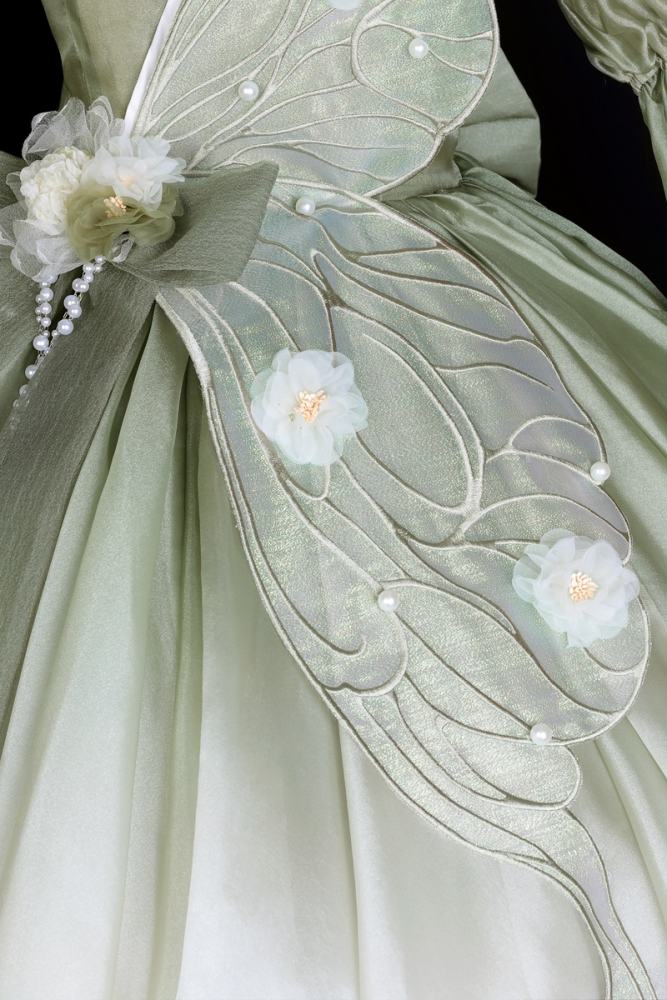 Butterfly Hanfu Style Green Jumper Lolita Set