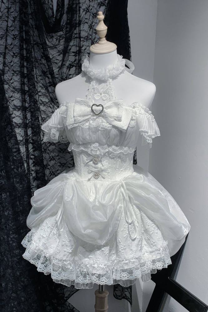 Virtual Paradise ~Rose Dream~ Halter Neck Jirai Kei Dress