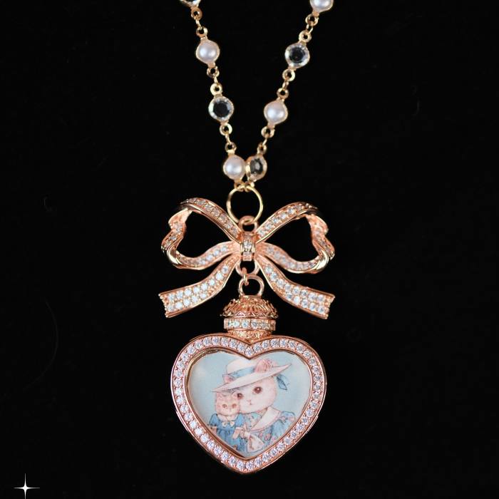 Whimsy Meow Store ~My Little Baby Luna~ Lolita Hairband Brooch and Extended Sleeves
