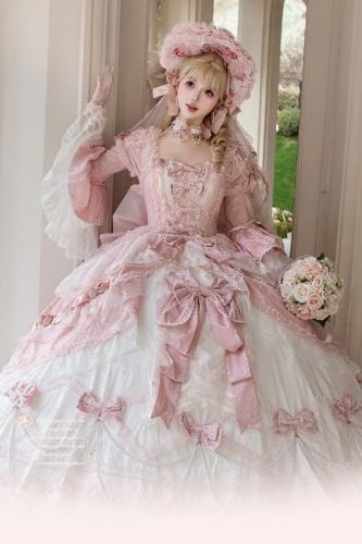 Meng Fu Zi ~Dream Rococo~ Hime Lolita OP Tailing and Hat