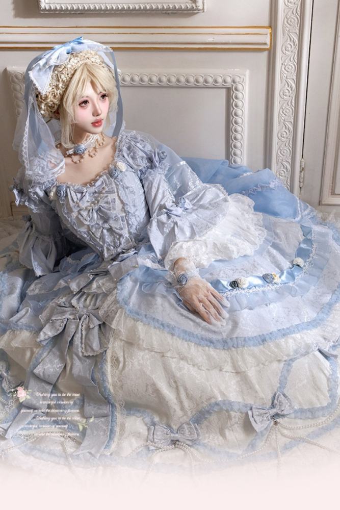 Meng Fu Zi ~Dream Rococo~ Hime Lolita OP Tailing and Hat