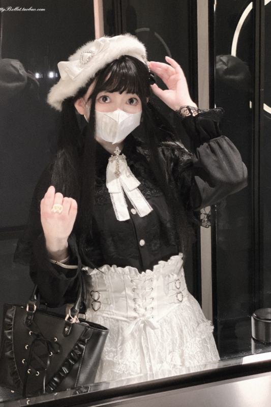 Kitty Bxllet ~Mist Gauze~ Jirai Kei Lacework Cape Blouse