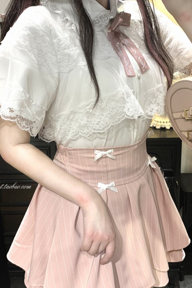 Kitty Bxllet ~Mist Gauze~ Jirai Kei Lacework Cape Blouse