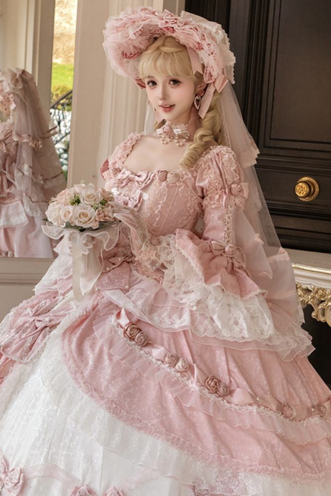 Meng Fu Zi ~Dream Rococo~ Hime Lolita OP Tailing and Hat