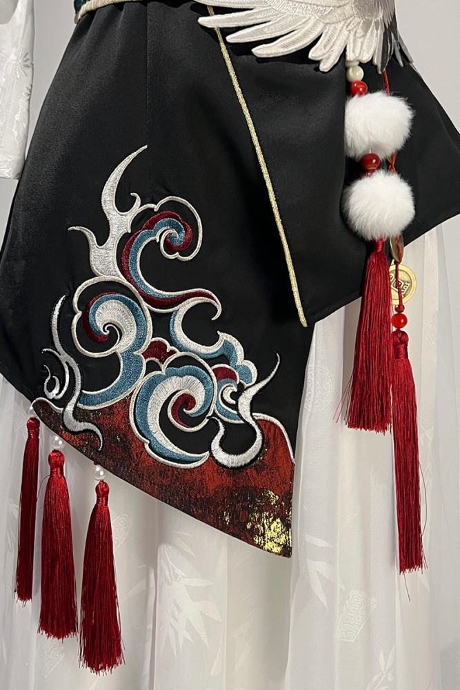 Nuo Opera One Piece Sleeve Hanfu Style Set Ouji Fashion