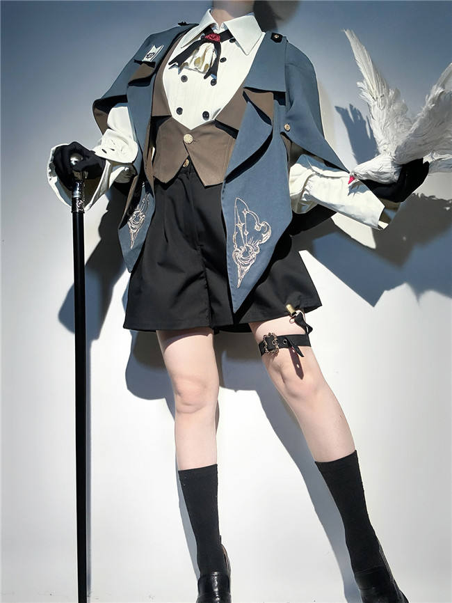 Narrative Poem Ouji Blouse, Vest and Short Pants