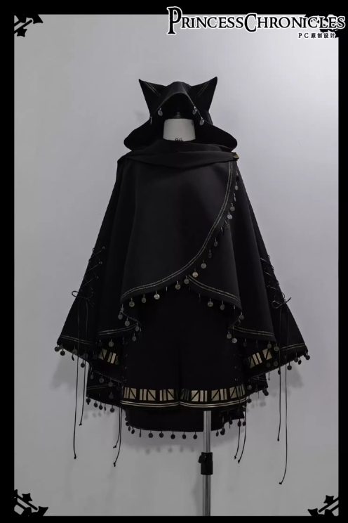 Princess Chronicles Black Cat Cape Ouji Fashion