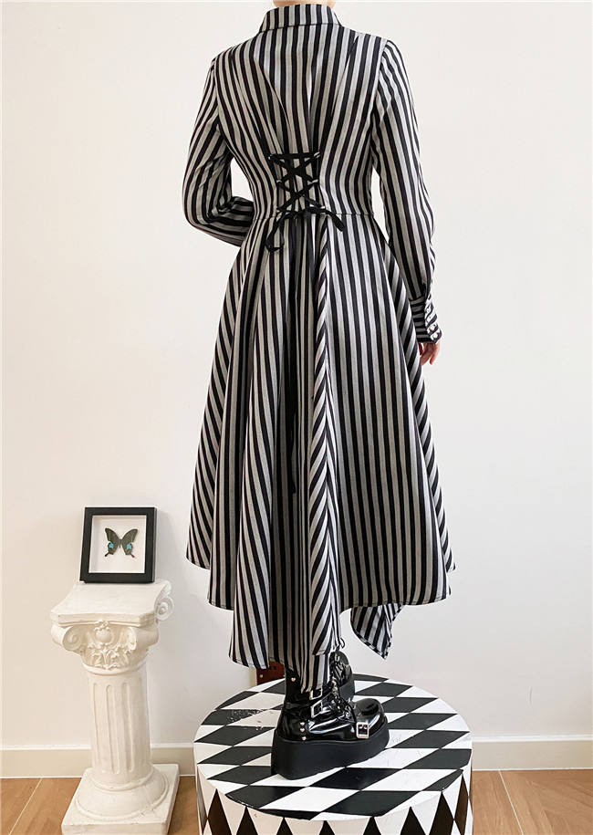 Little Dipper Astrologer Stripe Ouji Lolita Blouse