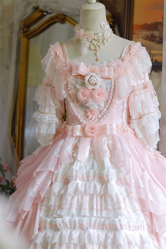 Pink OP Princess dress Hime Lolita Dress