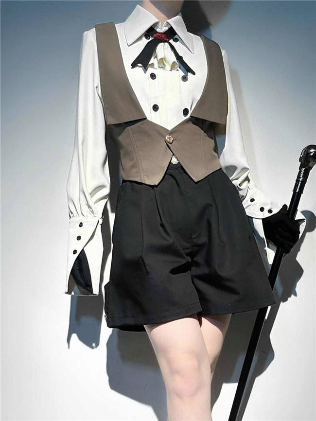 Narrative Poem Ouji Blouse, Vest and Short Pants
