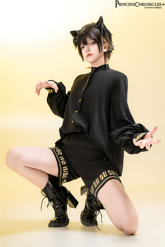 Princess Chronicles Black Cat Ouji Fashion Blouse