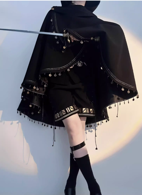 Princess Chronicles Black Cat Cape Ouji Fashion