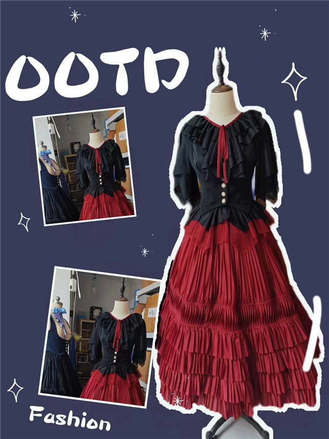 65cm/75cm/85cm Sentaro Stylable Pleated Tiered  Lolita Underskirt