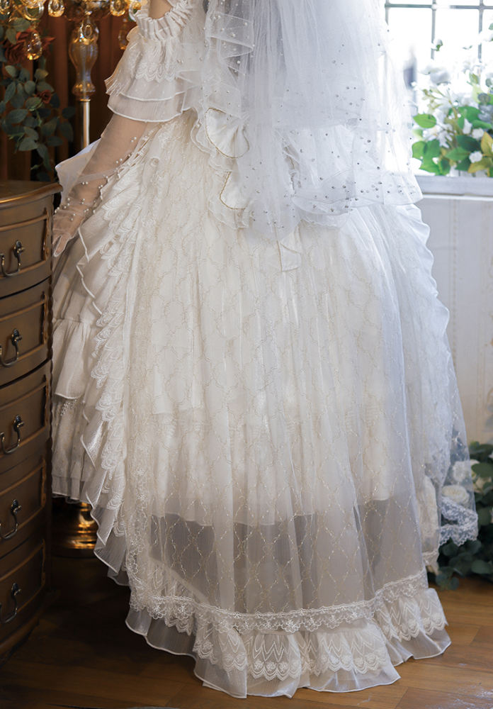 White OP Princess dress Hime Lolita Dress