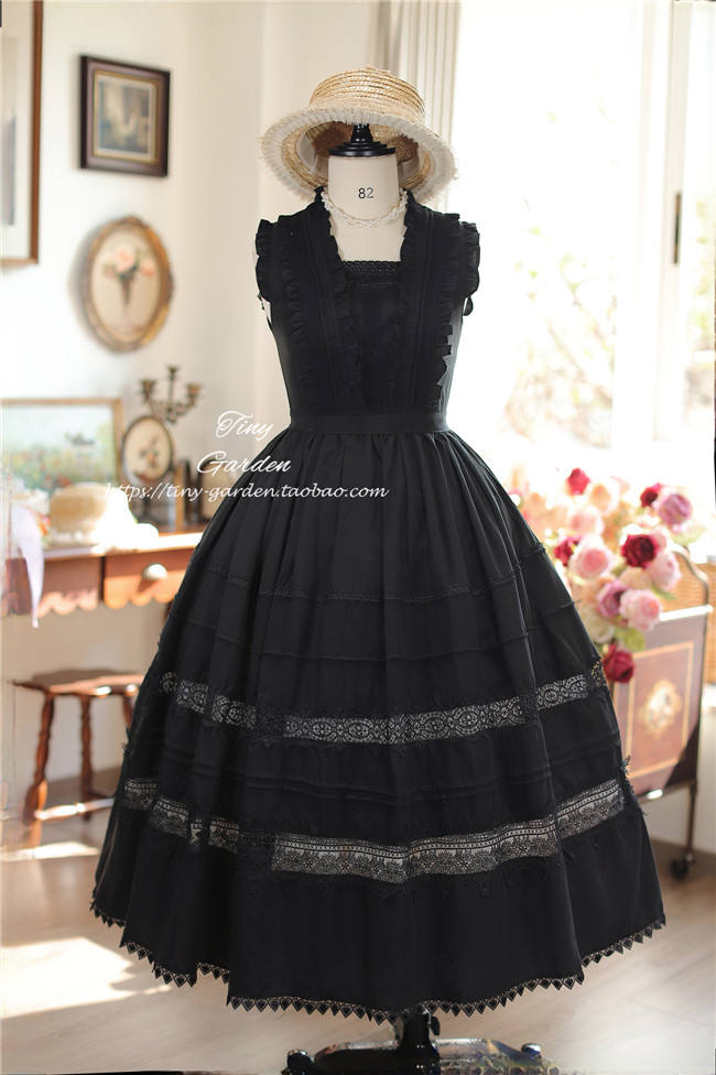 Spring Whisper Solid Color French JSK Lolita Dress