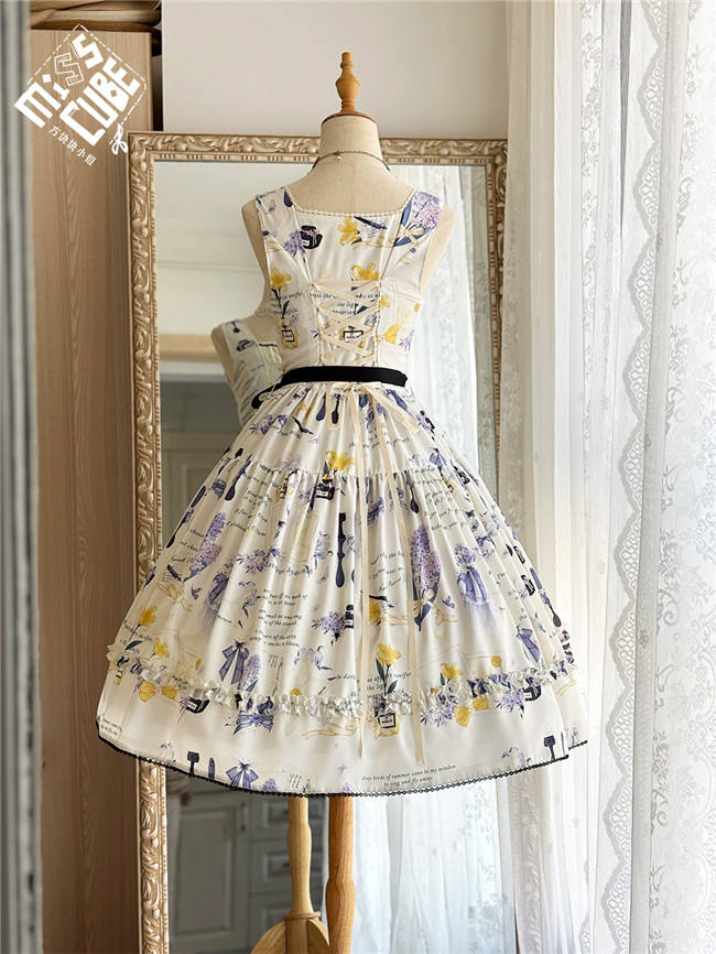 Watercolor Hyacinth Series Lolita Dress