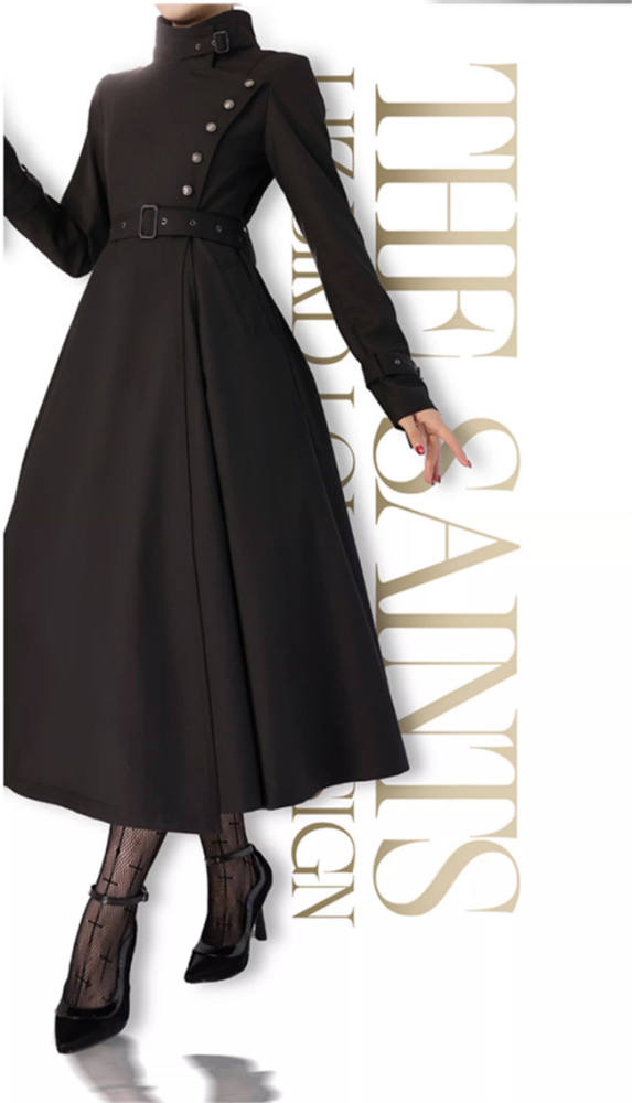 Lizbird Theory of God Trench Coat