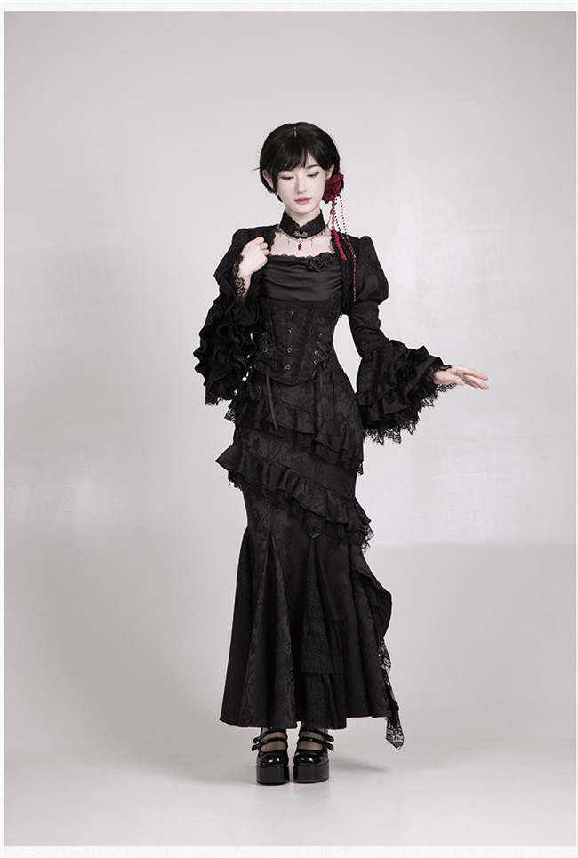 Withpuji Twilight Black Gothic Set and Accessories