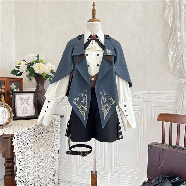 Narrative Poem Ouji Blouse, Vest and Short Pants