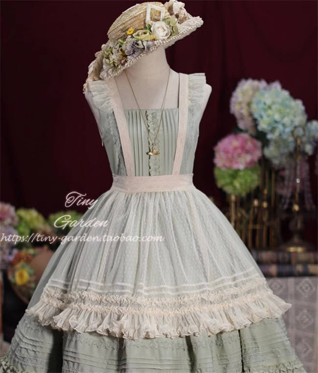 Spring Whisper Solid Color French JSK Lolita Dress