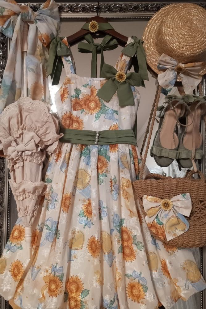 Summer Sunflowers Sweet JSK Lolita Dress