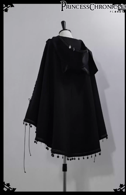 Princess Chronicles Black Cat Cape Ouji Fashion