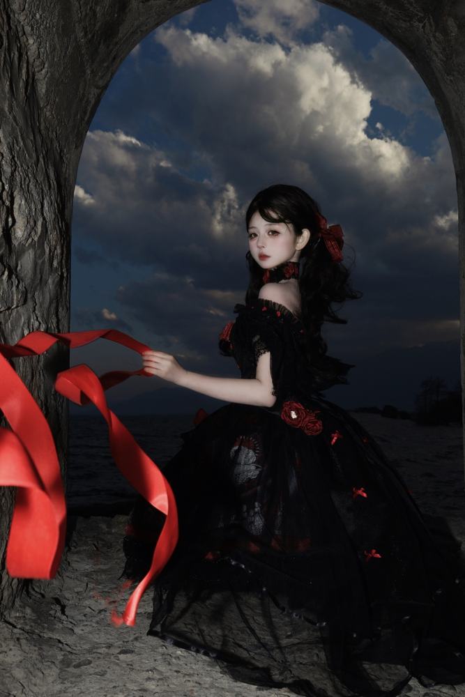 Darkmoon Corridor Plus Size Gothic Lolita Top Skirt