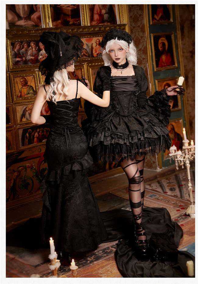 Withpuji Twilight Black Gothic Set and Accessories