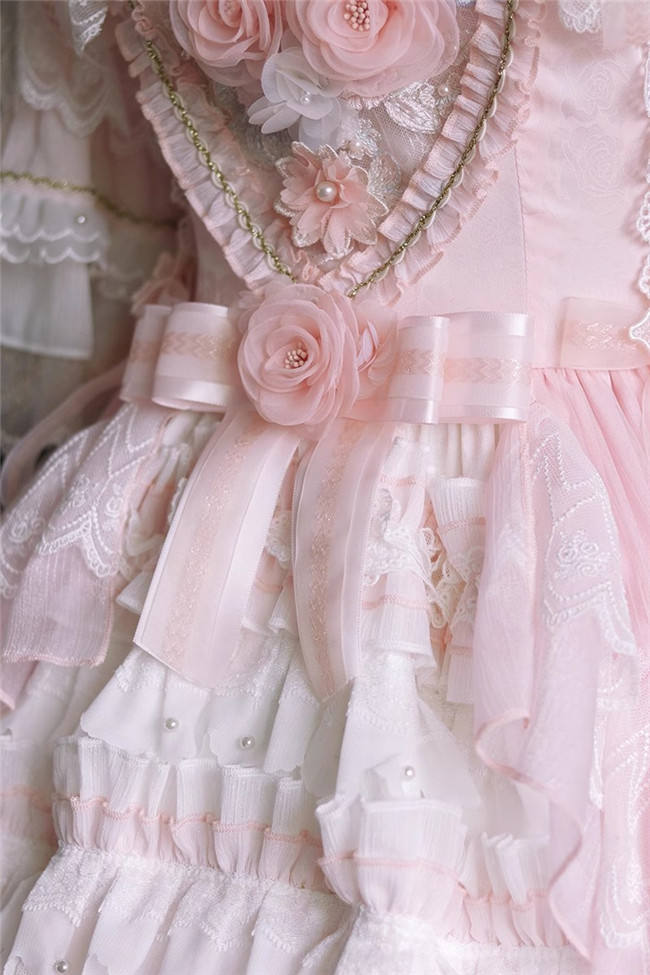 Pink OP Princess dress Hime Lolita Dress