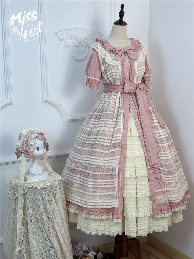 Miss Point Kitty and Rose Unicolor Lolita Dress